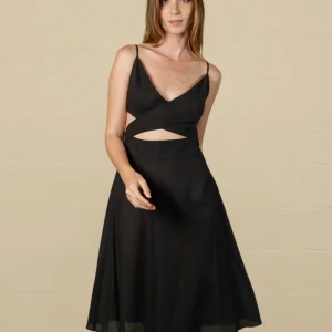 Vestido Lino Cruzado