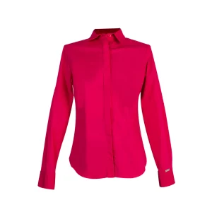 Blusa Básica Entallada Fucsia