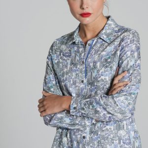 Camisa Obra Azul Medio