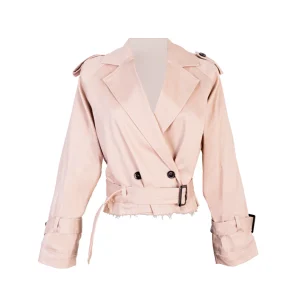 Trench Crop Beige