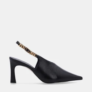 Zapato Slingback Heel LDL 80340009 Black