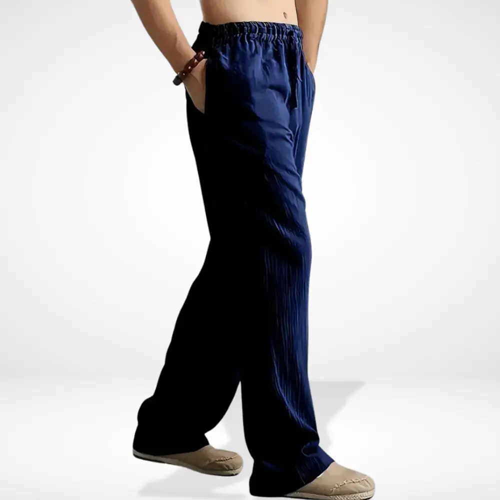 Pantalón lino corte ancho para Hombre - Felix