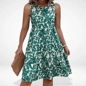 Vestido veraniego estampado fluido para Mujer - Kory