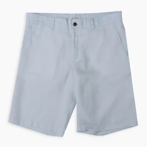 Bermuda Rodas Lino Azul Claro