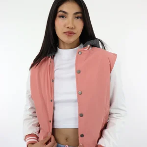 Chamarra baseball-Rosa