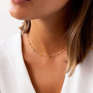 COLLAR BOLITAS MULTICOLOR