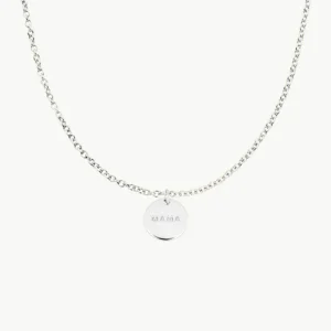 COLLAR CHARM MAMA PLATA