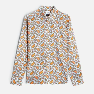 Camisa Cdb Arab. Fondo Marfil