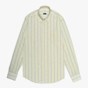 Camisa Cdb Rayas Fondo Amarillo