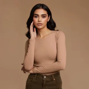 Body Kaia Cuello Redondo Manga Larga