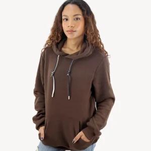 Hoodie unisex café