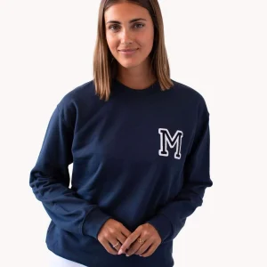 SUDADERA UNISEX NAVY BLUE | INICIAL