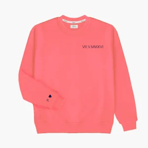 SUDADERA UNISEX CORAL | DOBLE BORDADO